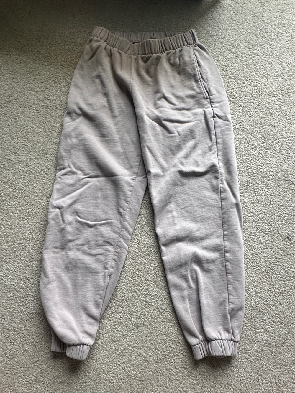 Brandy Neutral Gray Elastic-Waist Jogger